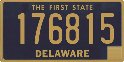 DE license plate 176815