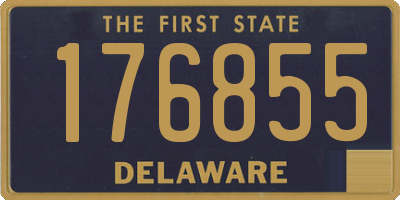 DE license plate 176855