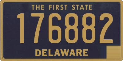 DE license plate 176882