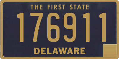 DE license plate 176911