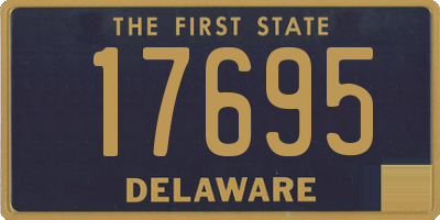 DE license plate 17695