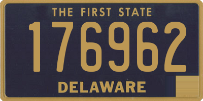 DE license plate 176962