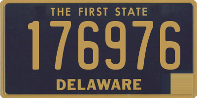 DE license plate 176976