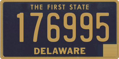 DE license plate 176995