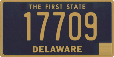 DE license plate 17709