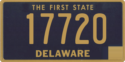 DE license plate 17720