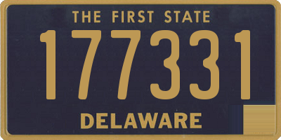 DE license plate 177331