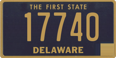 DE license plate 17740