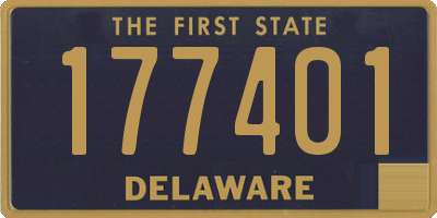 DE license plate 177401
