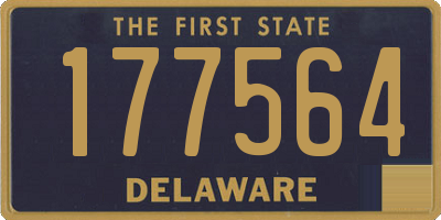 DE license plate 177564