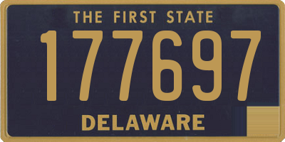 DE license plate 177697