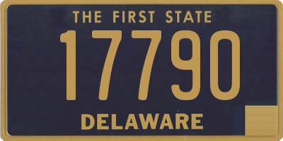 DE license plate 17790