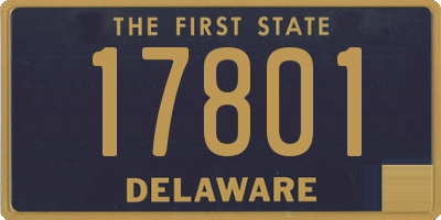 DE license plate 17801