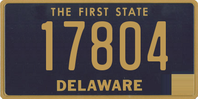 DE license plate 17804