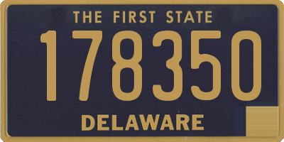 DE license plate 178350