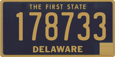 DE license plate 178733