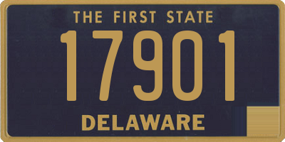 DE license plate 17901