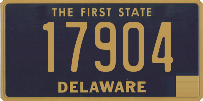 DE license plate 17904