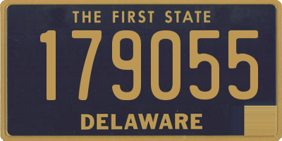 DE license plate 179055