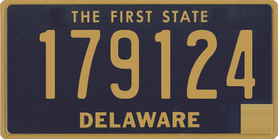 DE license plate 179124