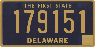DE license plate 179151