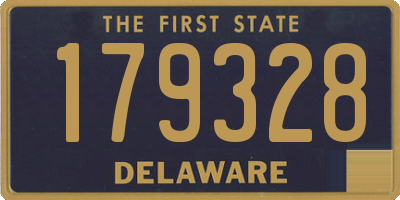 DE license plate 179328