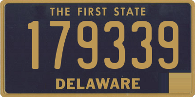 DE license plate 179339