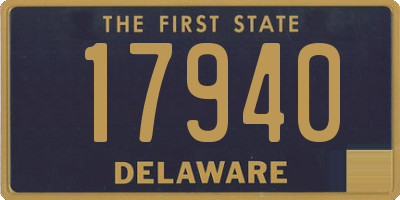 DE license plate 17940