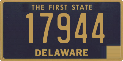 DE license plate 17944