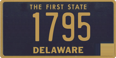 DE license plate 1795