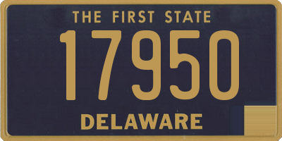 DE license plate 17950