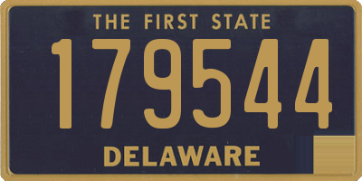 DE license plate 179544