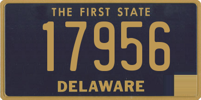 DE license plate 17956