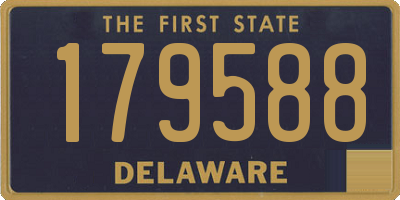 DE license plate 179588