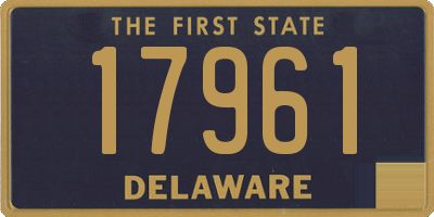 DE license plate 17961