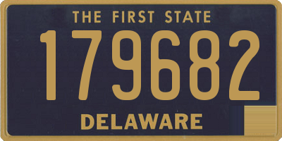 DE license plate 179682