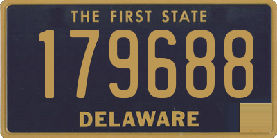 DE license plate 179688