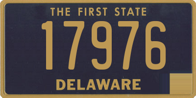 DE license plate 17976