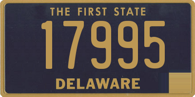 DE license plate 17995