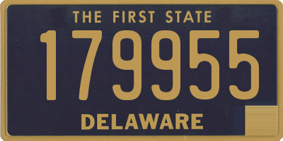 DE license plate 179955