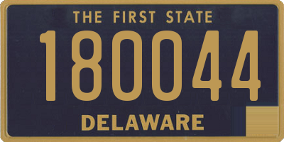 DE license plate 180044