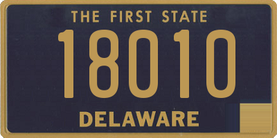 DE license plate 18010