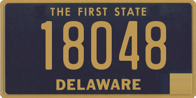 DE license plate 18048