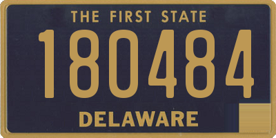 DE license plate 180484