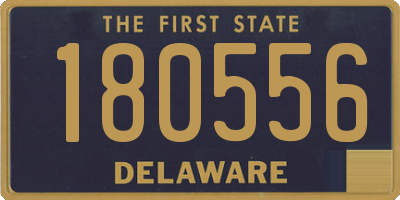 DE license plate 180556