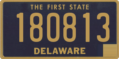 DE license plate 180813