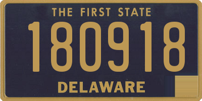 DE license plate 180918