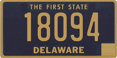 DE license plate 18094