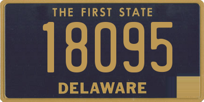 DE license plate 18095