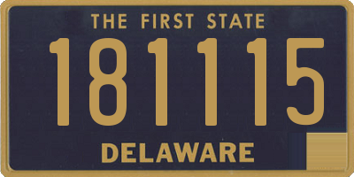 DE license plate 181115